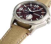 Orologio Citizen Uomo Crono Aviator in Acciaio AP4000-07W - AP4000-07W